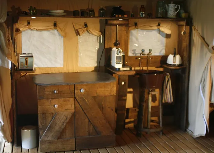 Luxussátor Moselglamping