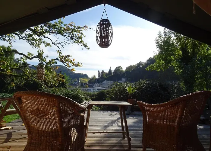 Luxussátor Moselglamping